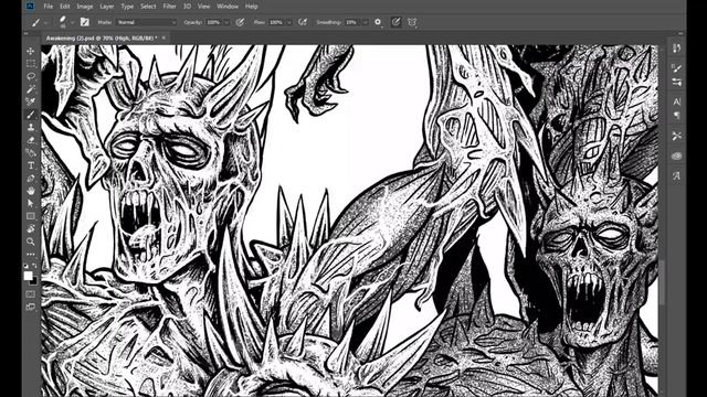 Metal Band T shirt - Adobe Photoshop Speed Art смотреть онлайн