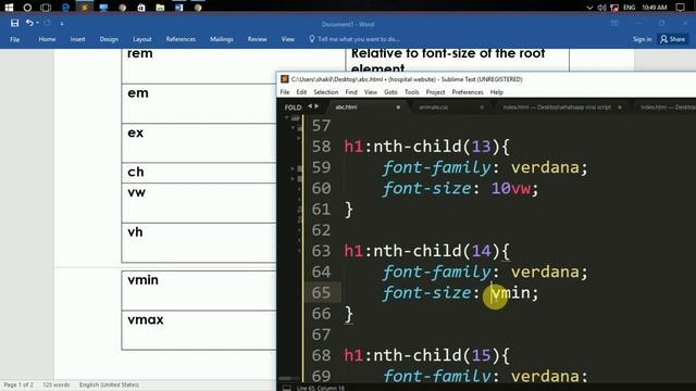 CSS Units Explained For Hindi Part 37 || How To Learn Css Units || programmer shakil смотреть онлайн