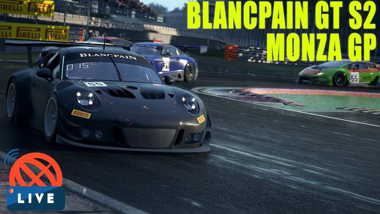 Assetto Corsa Competizione. Blancpain GT S2. Round 1 @ Monza GP - LIVE