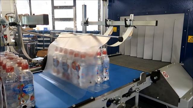 Упаковка ПЭТ-бутылок в термоусадочную плёнку DIMAC STAR ONE смотреть онлайн