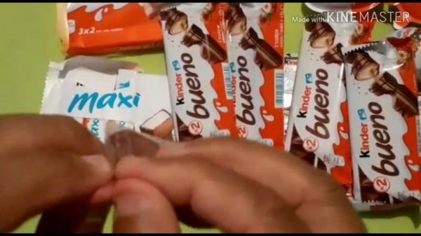 kinder joy , Kinder surprise,Kinder Maxi, Kinder happy hippo , Kinder Bueno, kinder bueno white.