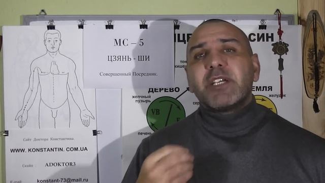 О Точке ЦЗЯНЬ- ШИ MC-5 Меридиана Перикарда MC. смотреть онлайн