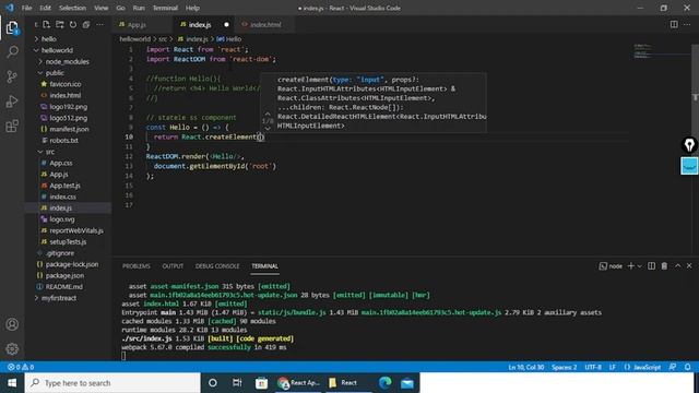 Create components in React JS | Understanding Component | Functional | Stateless | Nested Component смотреть онлайн
