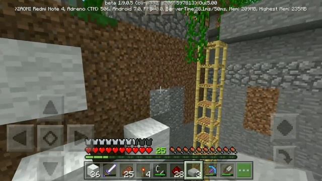 Выживание на телефоне в Minecraft PE (1.9.0.5) #11 - ЛИФТ БЕЗ МОДОВ смотреть онлайн