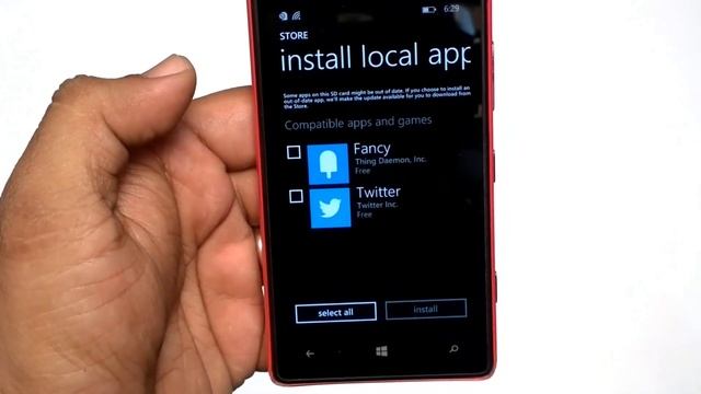 Install Apps both from Phone Storage and SD Card in WP 8.1 смотреть онлайн