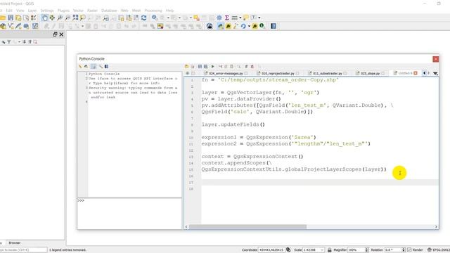 QGIS Python (PyQGIS) - Calculate Field Values (Field Calculator) смотреть онлайн