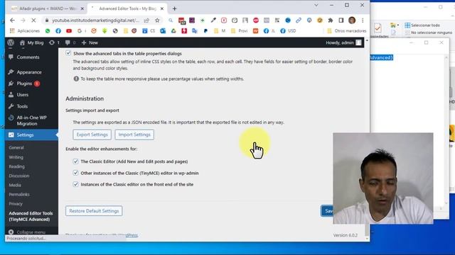 ✏ Editor de Texto WordPress TinyMCE Advanced смотреть онлайн