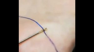 Как легко вдеть нитку в иглу  Лайфхак