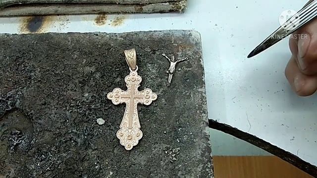 Большой православный Крест с бриллиантами. Полный Гарнитур®️ смотреть онлайн