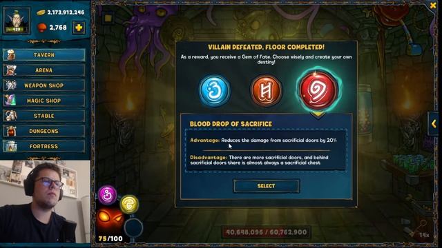 Legendary Dungeon F2P/P2W Guide ☺ How to Choose right Gems of Fate ☺ Shakes and Fidget English смотреть онлайн