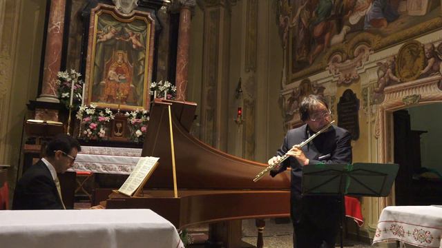 #claudioferrarini J.S.Bach BWV 1032 Sonate in La Maggiore Claudio Ferrarini Luigi Fontana смотреть онлайн