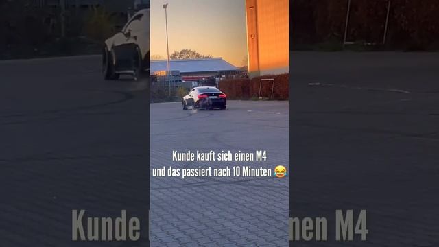 Er kauft sich ein M4 doch dann passiert es ?#crash #m4 #bmw смотреть онлайн