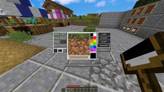 #5 Рисуй на блоках! - Обзор мода MC Paint для Minecraft смотреть онлайн