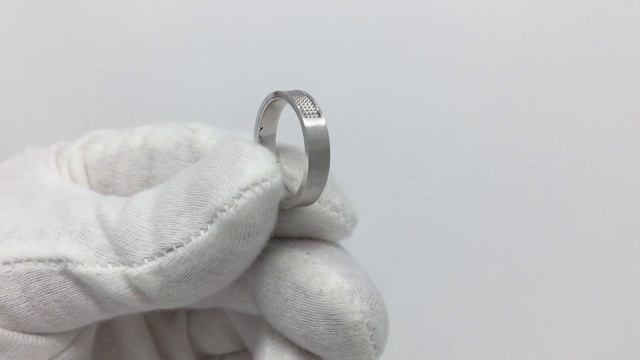 HERAZ 18KT WHITE GOLD DIAMOND BAND (4.0MM) смотреть онлайн
