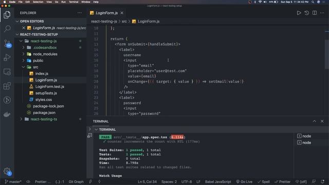 React Testing Library Testing React Form #23 смотреть онлайн