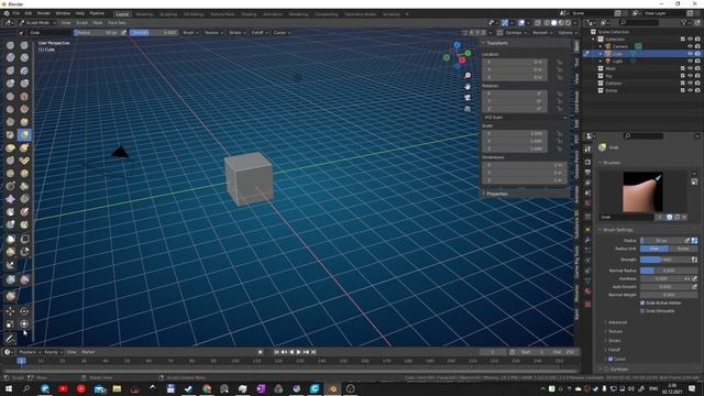 Blender Масштабирование интерфейса по частям. смотреть онлайн