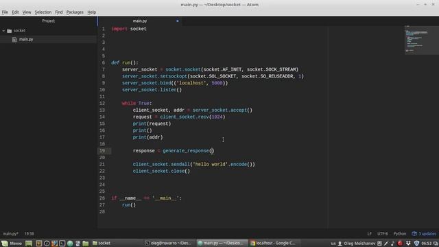 Web-приложение на низком уровне: сокеты и роутинг смотреть онлайн