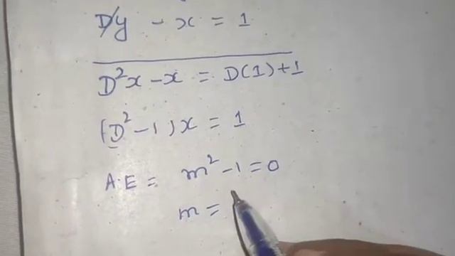 Solve: dx/dt= y+1 and dy/dt= x+1 | Simultaneous Linear Differential Equations смотреть онлайн