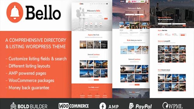 Bello - Directory & Listing WordPress Theme | Themeforest Website Templates and Themes смотреть онлайн