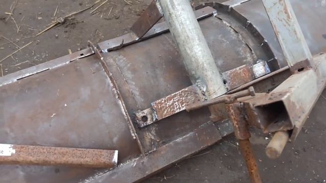 Снеговая лопата, отвал для минитрактора своими руками !!! ЧАСТЬ 3!!! смотреть онлайн