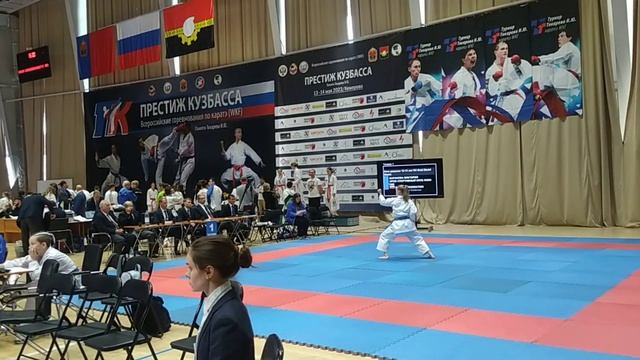 Всероссийские соревнования по карате WKF Престиж Кузбасса, Девушки 12-13 лет ката. Финал. смотреть онлайн