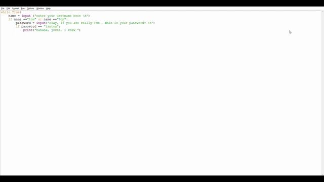 python username and password смотреть онлайн