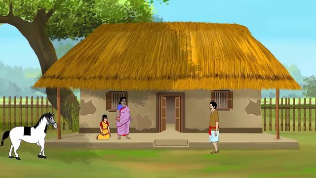 গলা ছাড়া ঘোড়া | Bengali Fairy Tales Cartoon | Rupkothar Bangla Golpo | Thakumar Jhuli