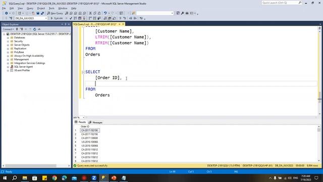 DATA ANALYTICS WITH CAREER GUIDANCE - SQL SERVER - DAY 05 - STRING FUNCTIONS смотреть онлайн