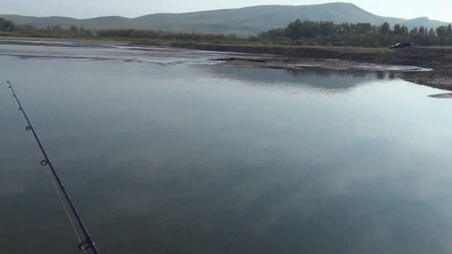 Тест силикона IronBait. Река Абакан. Окунек на отводной. смотреть онлайн