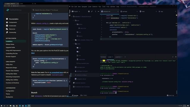 Vue/Tailwind App - TailwindCSS - Getting it installed and a quick example смотреть онлайн