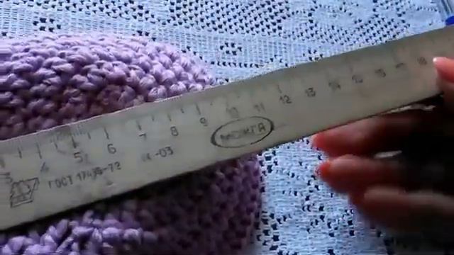 Вязаная детская летняя шапочка. смотреть онлайн