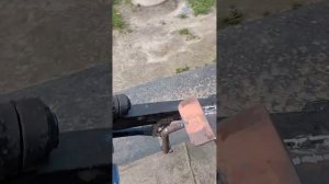 Педаль тормоза для прицепа мотоблока.