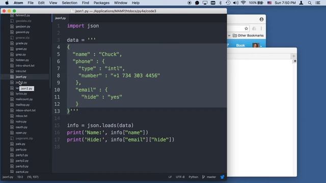 Worked Example: JSON (Chapter 13) смотреть онлайн