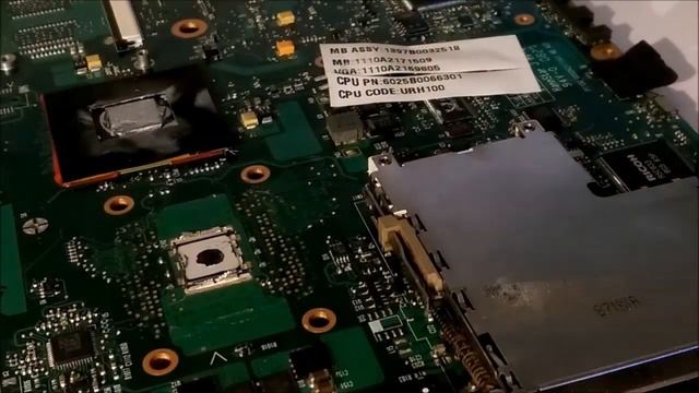 Sostituzione NEC TOKIN 0E907 - Riparazione Toshiba A300