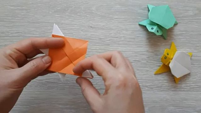 Оригами Черепаха из бумаги/Origamipaper Turtle/kağıt Kaplumbağa