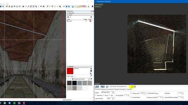 Thea Render for SketchUp - Fog Rendering Test on CPU Intel i7 6700 смотреть онлайн