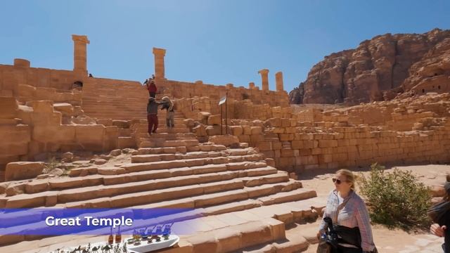The Lost City of Petra - Walking Tour - 4K - with Captions смотреть онлайн