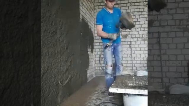 Штукатурка хопер ковшом. смотреть онлайн