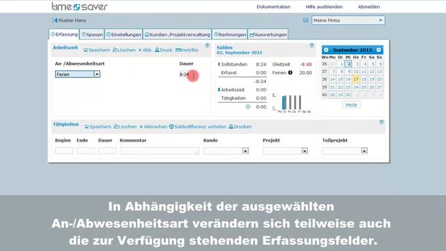 timesaver - Erfassung Arbeitszeit смотреть онлайн
