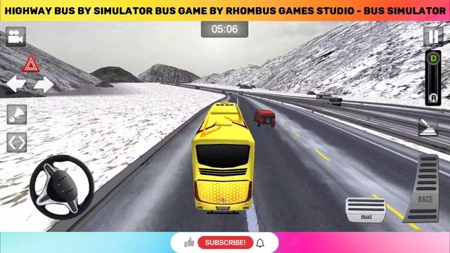 Highway Bus Simulator Bus Game By Rhombus Games Studio - Bus Simulator - Part 5 смотреть онлайн