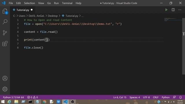 #27 Python Tutorial for Beginners | File Handling(Opening and Reading Files) смотреть онлайн