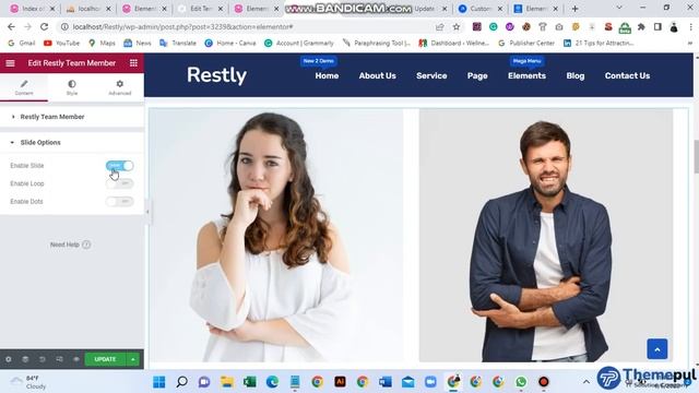 Team Member Widget Customization For Restly WordPress Theme смотреть онлайн