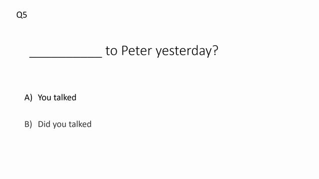 English Test Past Simple смотреть онлайн