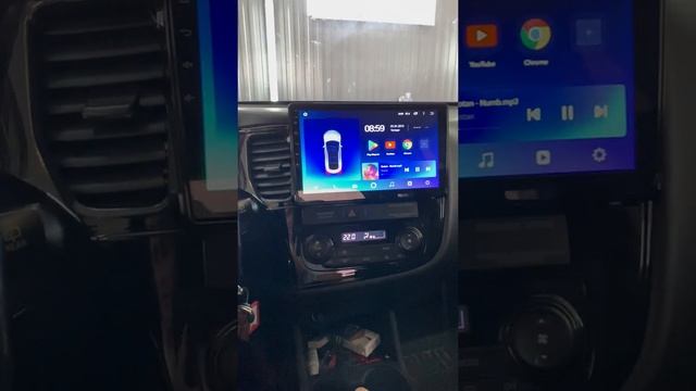 Mitsubishi Outlander 3 2018 android магнитола Teyes CC2L Plus 10 дюймов функционал устройства смотреть онлайн