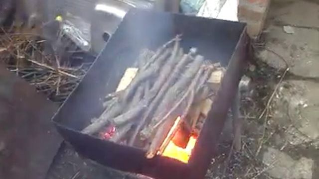 Подготовка углей для шашлыка смотреть онлайн