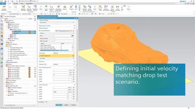 Demo video - Simcenter™ 3D Drop test смотреть онлайн