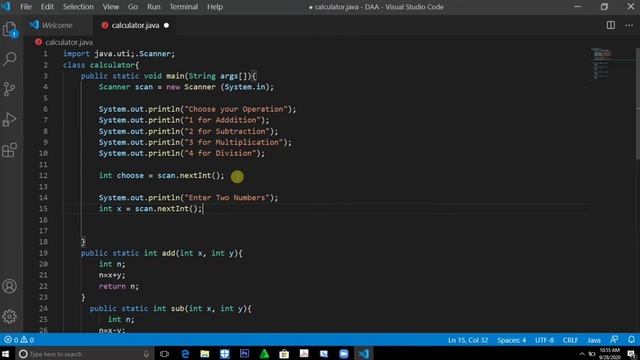 How to make Basic Calculator using multiple methods in java смотреть онлайн