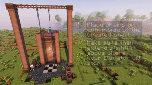 Minecraft - Mine Cells Mod - How to use Elevators