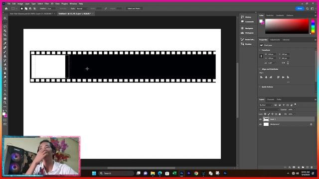Create Film Design in Adobe Photoshop смотреть онлайн