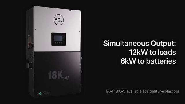 NEW EG4 18kPV All-In-One Hybrid Inverter | 12000W Output | 18000W PV Input | Introduction & Overvie смотреть онлайн